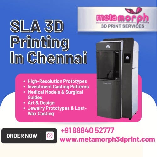 Precision Manufacturing with Advanced SLA 3D Printing Technology