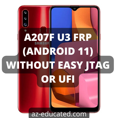 a207f frp bypass android 10 without pc