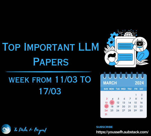 Top Important LLM Papers for the Week from 11/03 to 17/03