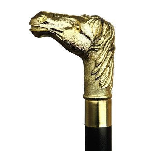 Ladies Golf Shape Horse Head — Gold