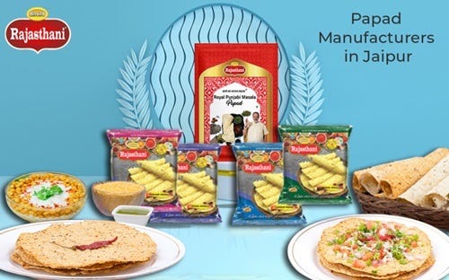 Buy Online RajasthanI Papad at Best Prices in Jaipur with Anand Food ...