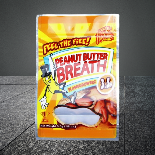 Peanut Butter Breath Strain Packaging by James Medium