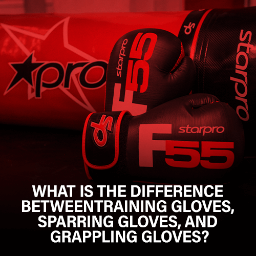 What is the difference between training gloves, sparring gloves, and