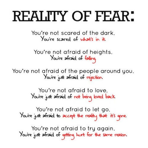 What is Fear?. What is fear? Fear= False Evidence…, by Treadmill Treats