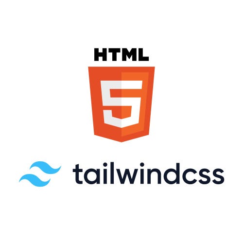 HTML and Tailwind CSS logo