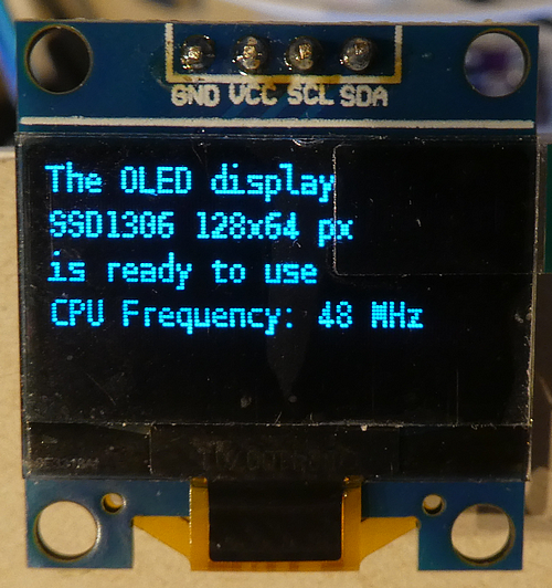 Use an SSD1306 OLED display with an ESP32-H2 Super Mini Development Board