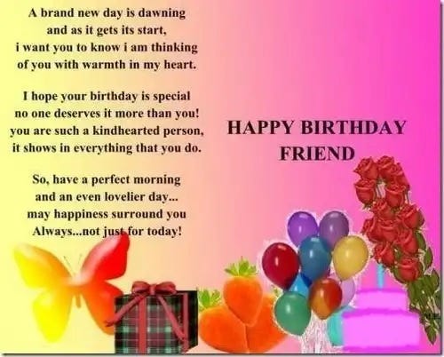 Choose The Perfect Birthday Wish For Your Best Friend | by Birthday Wishes  | Medium