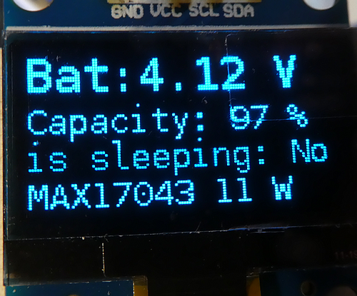 Use a MAX17043 battery voltage meter with an ESP32-H2 Super Mini Development Board and get the…