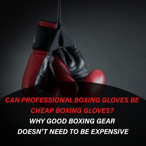 Can Professional Boxing Gloves be cheap Boxing Gloves? Why Doesn’t Good