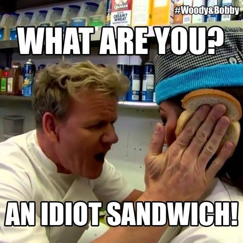 Idiot Sandwich meme Meme, Meaning & History
