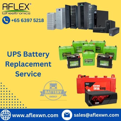 UPS Battery Replacement Service in Singapore Aflex Wheeltronics Medium