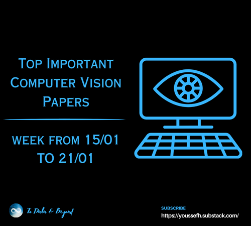 Top Important Computer Vision Papers for the Week from 15/01 to 21/01