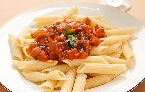 Penne Pasta with Sauce