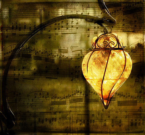 Lantern, Music Store, Venice, Italy