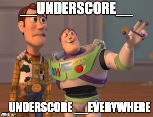 Python: Underscore usage in naming | by James Tran | Medium
