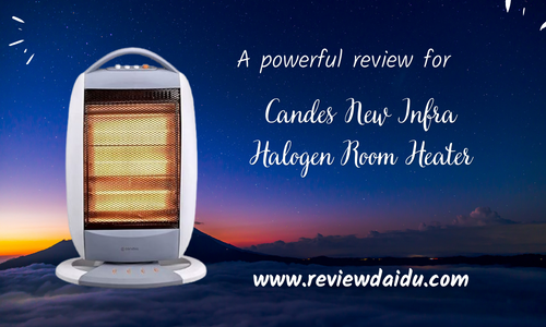 Candes New Infra Halogen Room Heater Real review 2023 - Deepak Gautam -  Medium