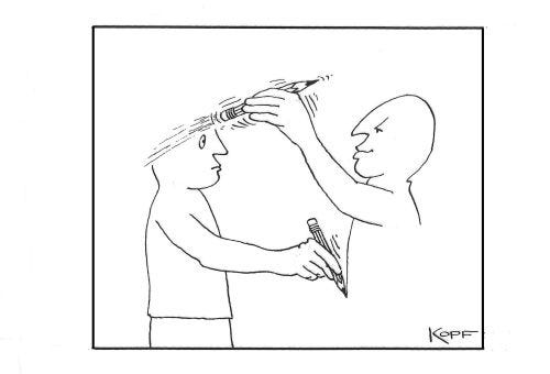 cartoon by L. J. Kopf