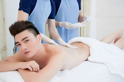 Tắm trắng cho nam
