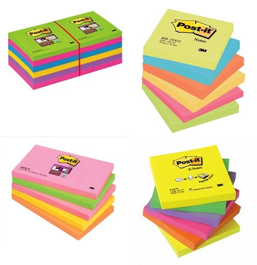PostIt notes — Invented by accident! by Office Supplies Supermarket