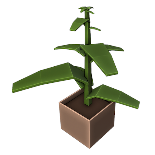 Low-poly model in Blender: a pot plant | by Mina Pêcheux | Geek Culture |  Medium