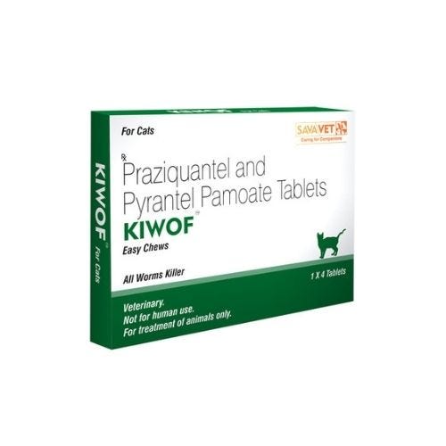 Kiwof Cat Dewormer Chewable Tablets