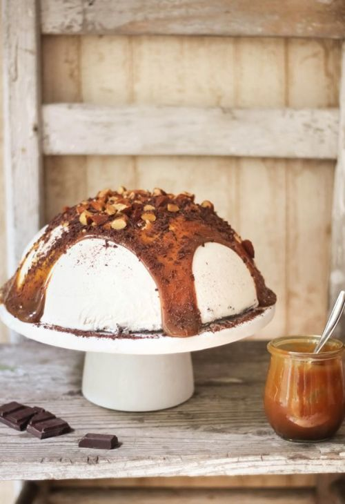 Coffee Caramel Ice Cream Bombe BHG Delish Dish