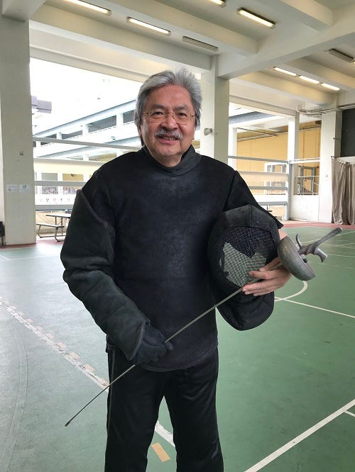 在長達五十多年的劍擊生涯當中看見「開竅」的瞬間,其實並非在一夕之間發生,而是已經歷之前漫長的磨練。