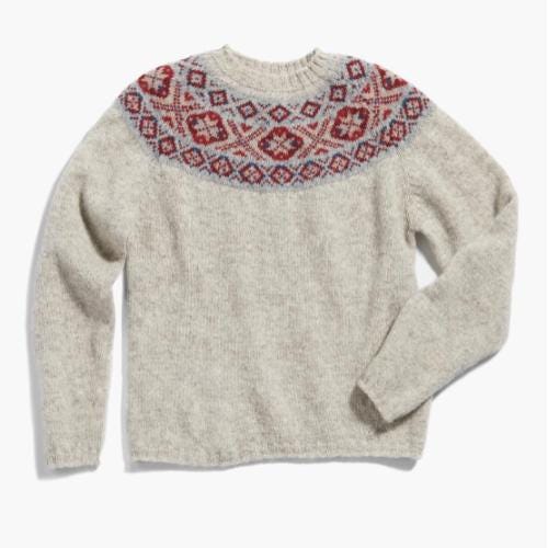 The Genuine Fair Isle Sweater — the classic Fair Isle sweater knit with ...