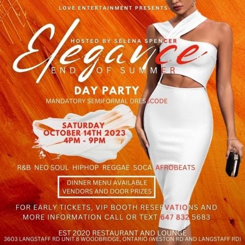 Elegance the upscale end of summer day party experience harry ajax