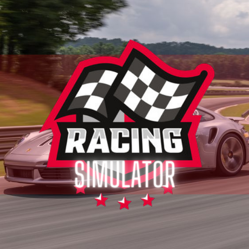 A logo for Racing Simulator - Fanmade Maker - Medium