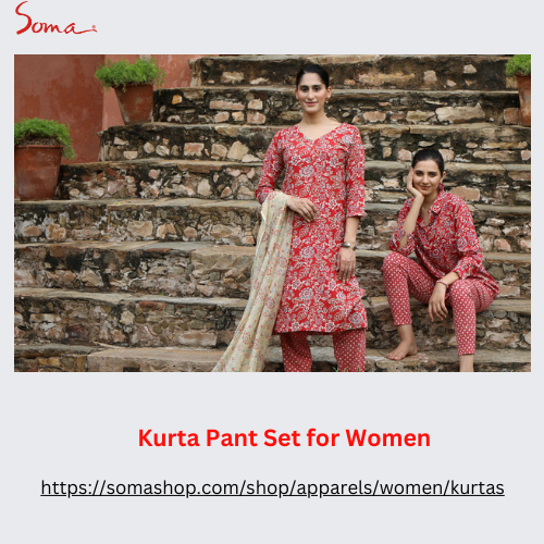 The Classic Beauty of Women's Ethnic Kurtas, by Soma shop