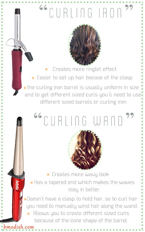 Curling Iron Vs Curling Wand — Which is better | by Emma Stevens | Medium