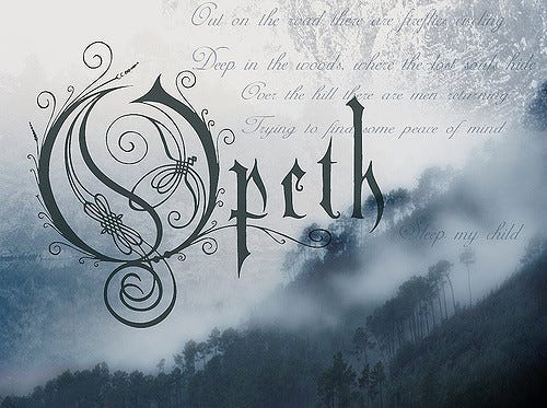 Opeth — To Bid You Farewell. My teacher used to say, learning to… | by  Ganesh Chakravarthi | Medium