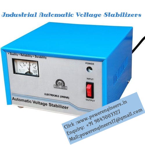 Servo Automatic Voltage Stabilizer Manufacturers | by Power Engineers |  Medium
