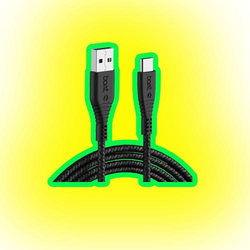 boAt Type C Cable A325/A320 Tanglefree Cable Medium