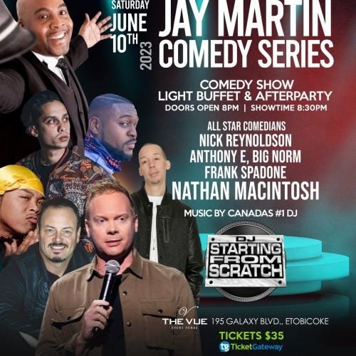JAY MARTIN COMEDY SERIES Michelle Newyork Medium JAY MARTIN COMEDY SERIES Michelle Newyork Medium