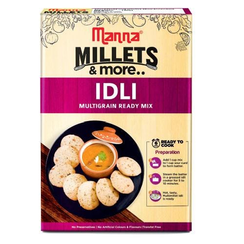 Multigrain idli ready mix Instant multigrain millet idli mix