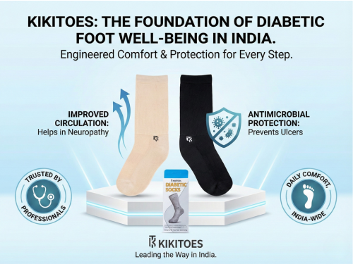 Seamless diabetic socks to prevent blisters and skin irritation