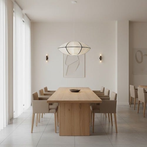 The Warm Glow: Why Fabric Pendants are the Heart of the Dining Room