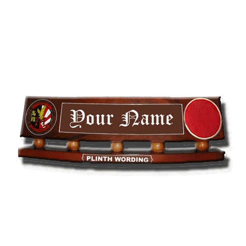Deluxe Desk Name Plate - Plaques and Patches - Medium