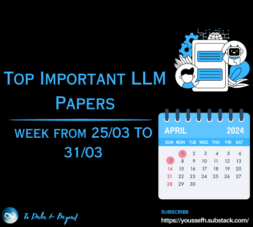 Top Important LLM Papers for the Week from 01/04 to 07/04