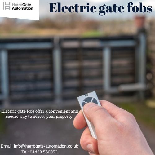 Electric gate fobs At Automation Harrogate Harrogate Automation Medium