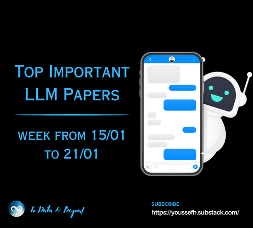 Top Important LLM Papers for the Week from 15/01 to 21/01