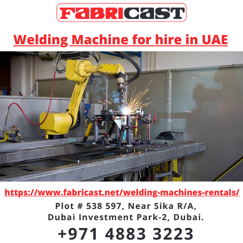 Welding Machine for hire in UAE Fabricast Medium