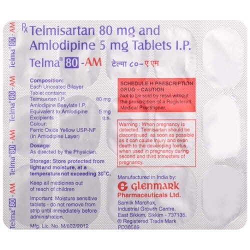 Telma AM 80mg Tablet: A Trusted Combination Therapy for High Blood Pressure Management
