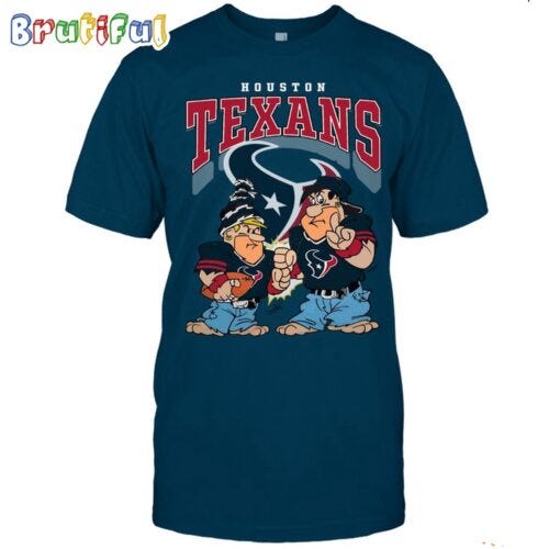 Houston Texans Flintstones Football T Shirt, NFL Football Flintstones ...