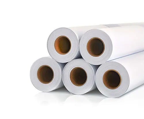 White Transparent Black Grey Self Adhesive Printable Vinyl ...