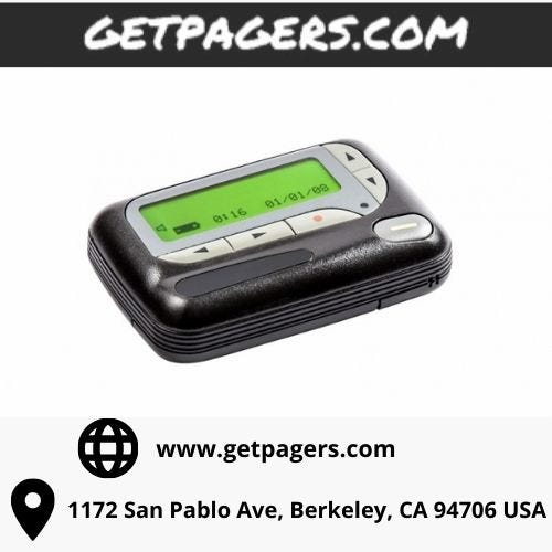 Buy LowCost AlphaNumeric Pager Service Get Pagers Get Pagers Medium