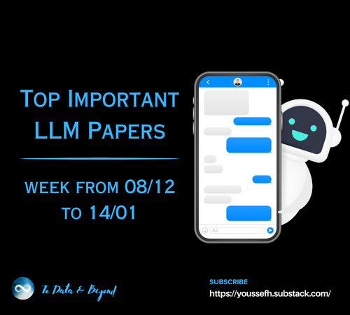 Top Important LLM Papers for the Week from 08/01 to 14/01