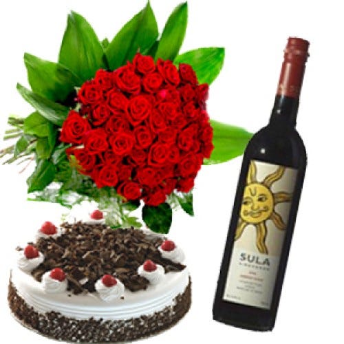 Online Wine Hampers Delivery India by giftsn flowers Medium